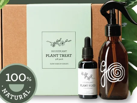 Plantula Amedorf - Pflanzenpflege Set mit Naturprodukten zur Pflanzenpflege, einschließlich Sprayflasche und Tropfer.